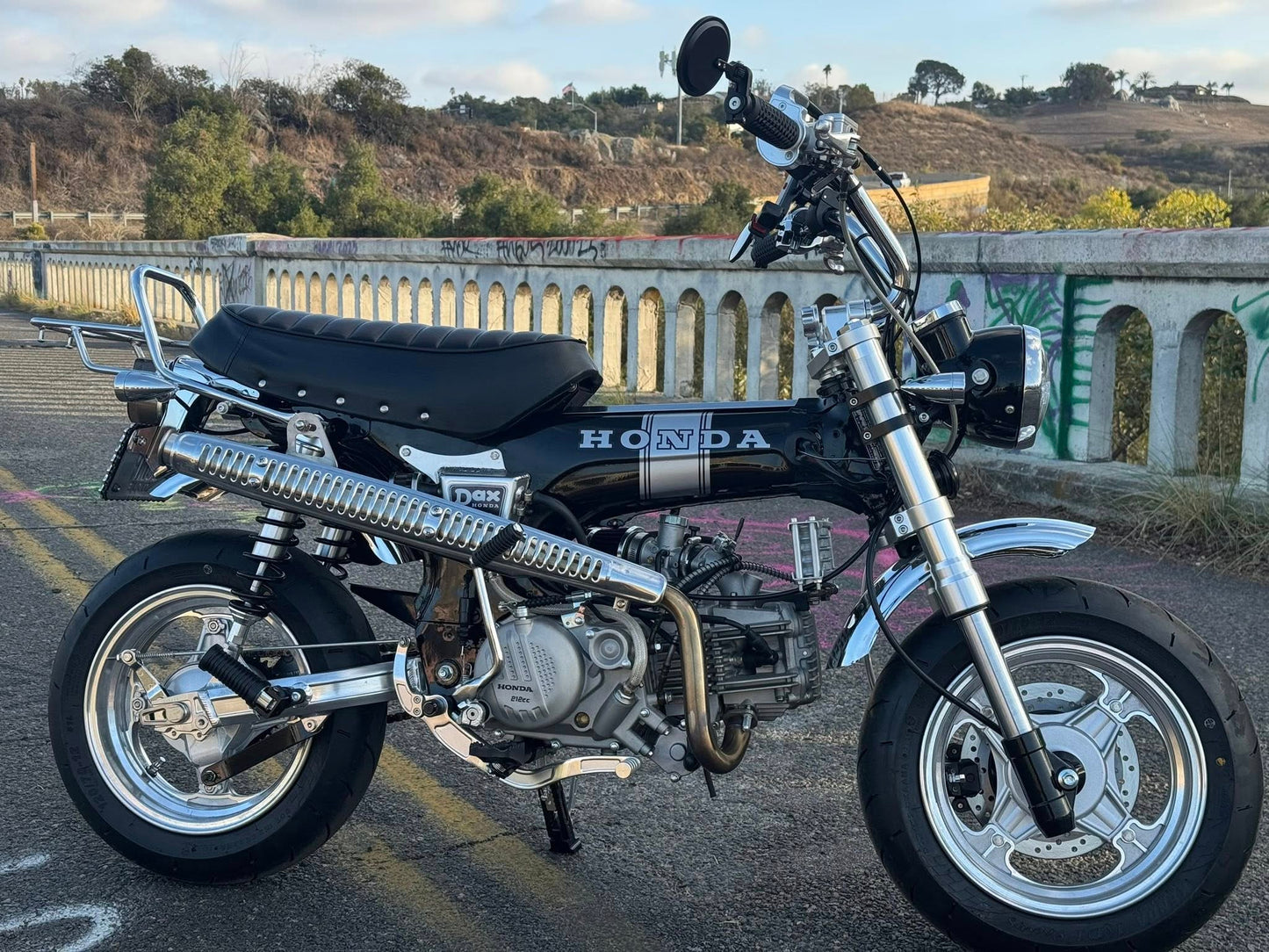 CT70 K0 Style Big Bore Exhaust