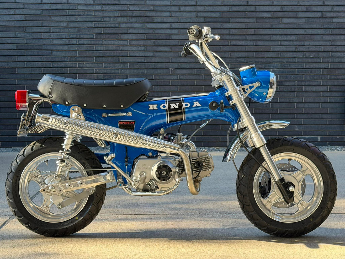 Adjustable CT70 Silver Inverted Fork with Disc V2 Front End Kit