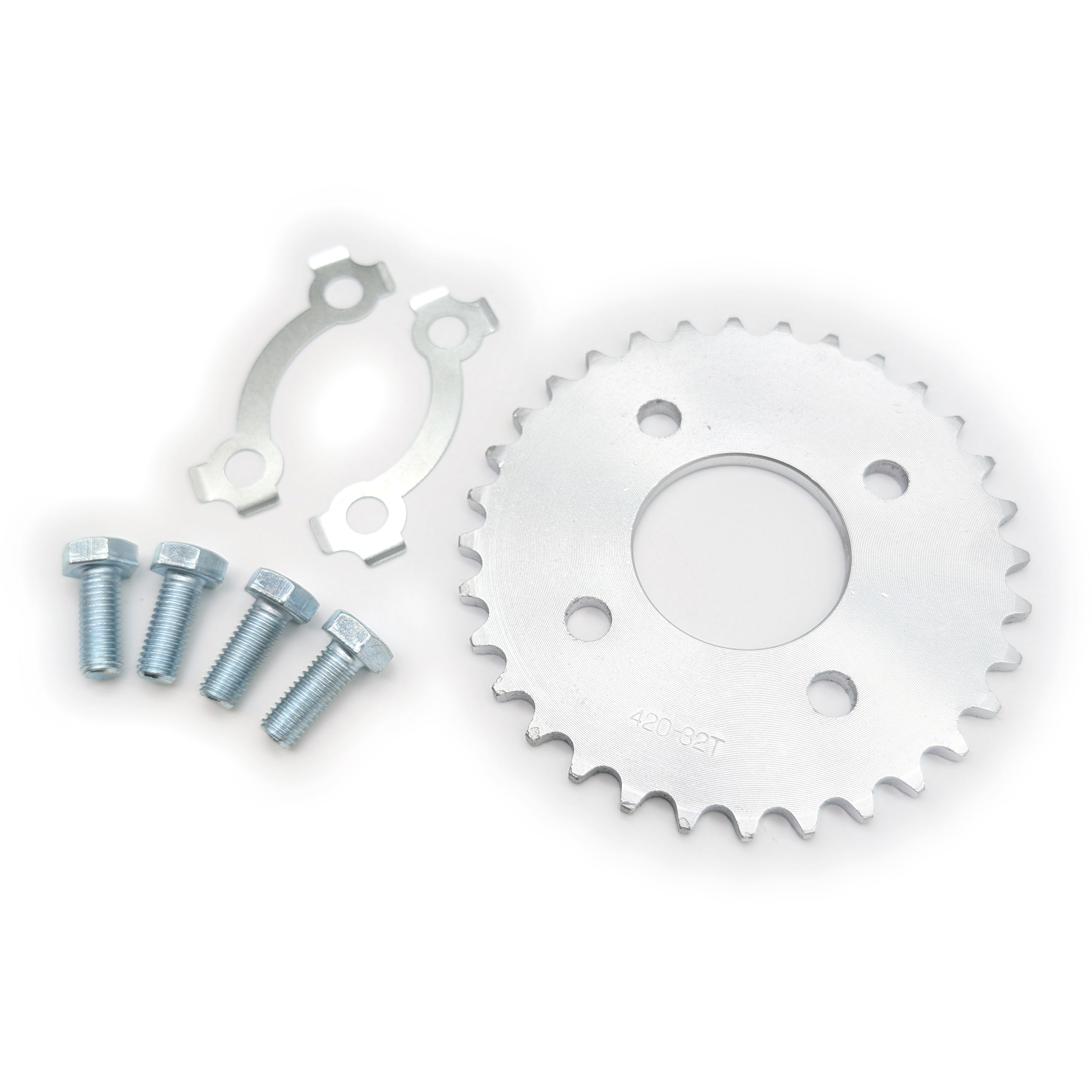 420 32T 50mm Rear Sprocket With Cushion Rubber Wheel Sprocket For SS50 Ct70 Cl50 Cl70 Cd50 Cd90