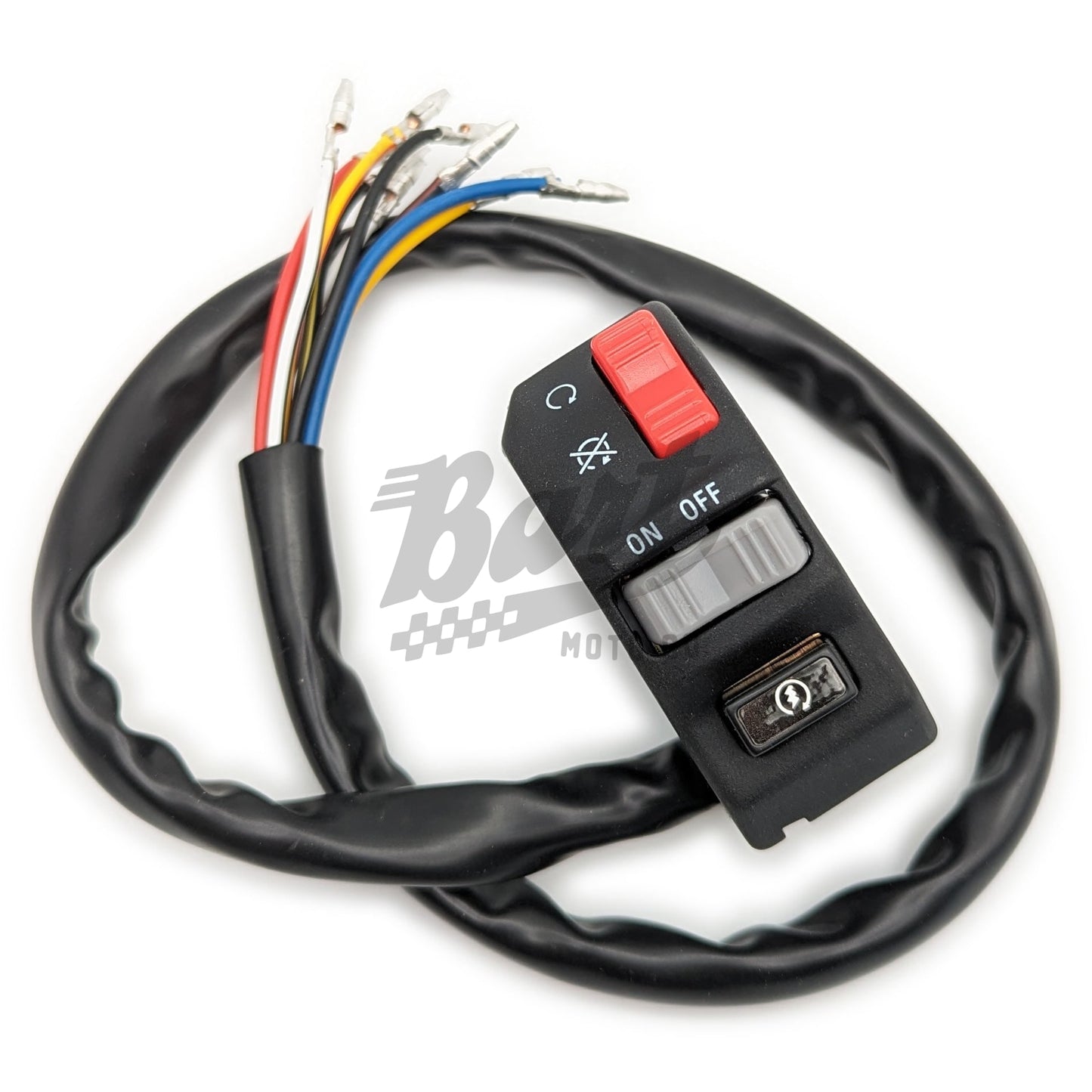 7/8 Handlebar Right Control Switch Assembly (Kill, On / Off, Start)