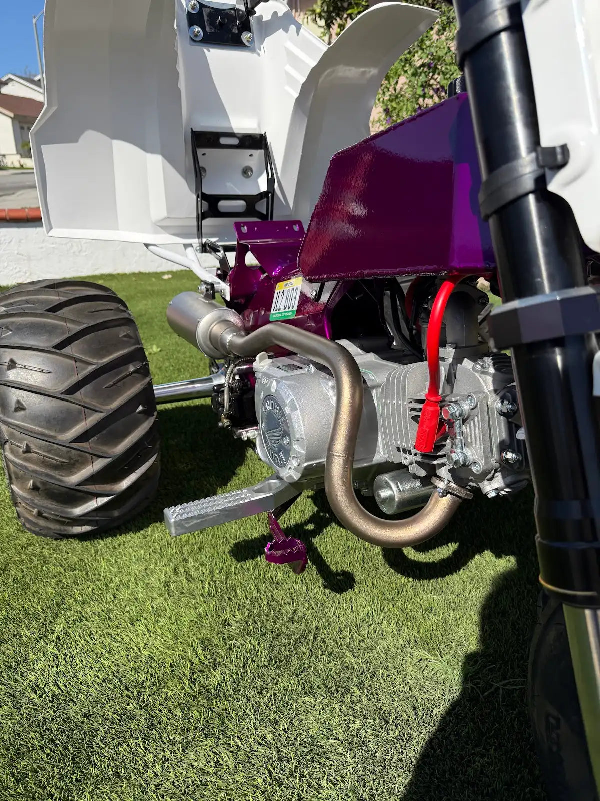 ATC70 / TRX70 Stainless Steel Up High Flow HD Exhaust