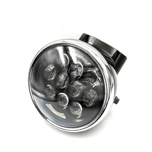 Black CT70 Headlight Bucket with 12V LED Headlight