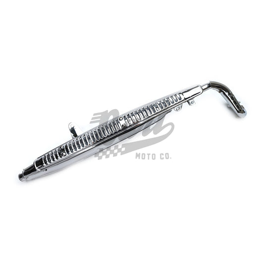 CT70 70cc K0 Style Replica Chrome Exhaust