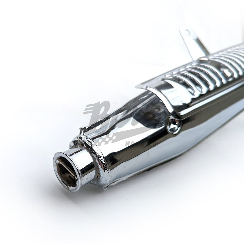 CT70 70cc K0 Style Replica Chrome Exhaust