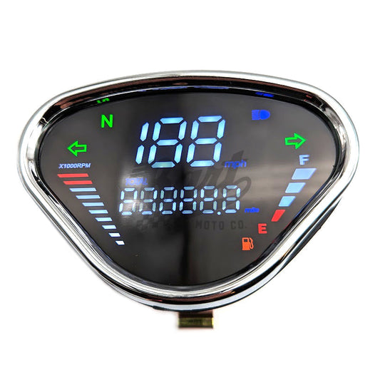 12V Digital LED MPH Speedometer