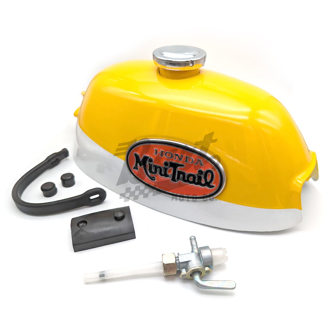 Reproduction Z50 K2 1971 Gas Fuel Tank Full Kit (Yellow)