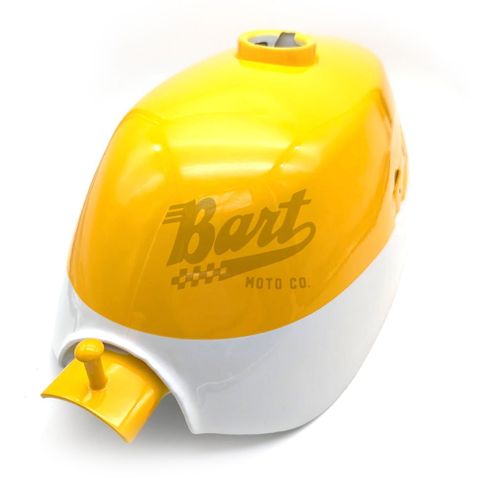 Reproduction Z50 K2 1971 Gas Fuel Tank Full Kit (Yellow)