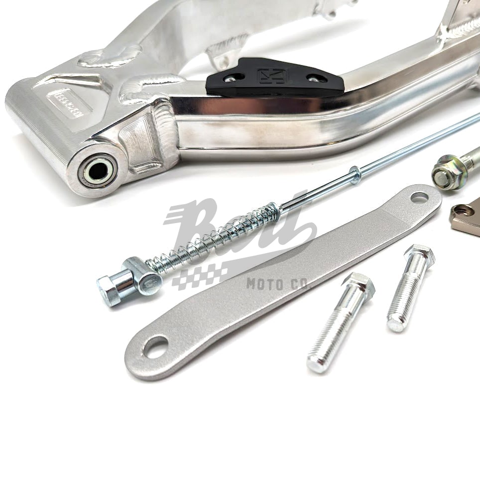 CT70 Heavy Duty Kepspeed Racing +2" Extended Swingarm (Polished)