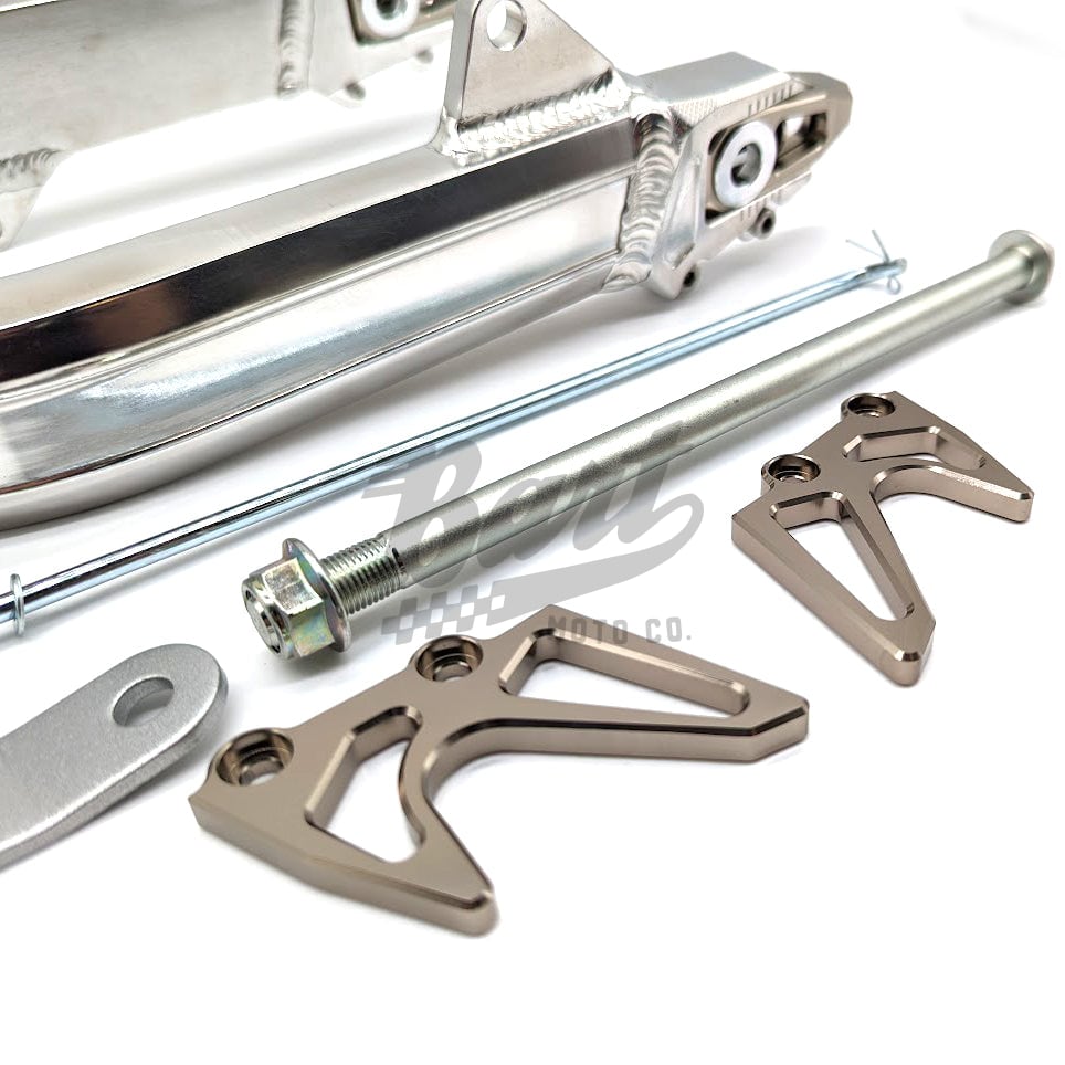 CT70 Heavy Duty Kepspeed Racing +2" Extended Swingarm (Polished)