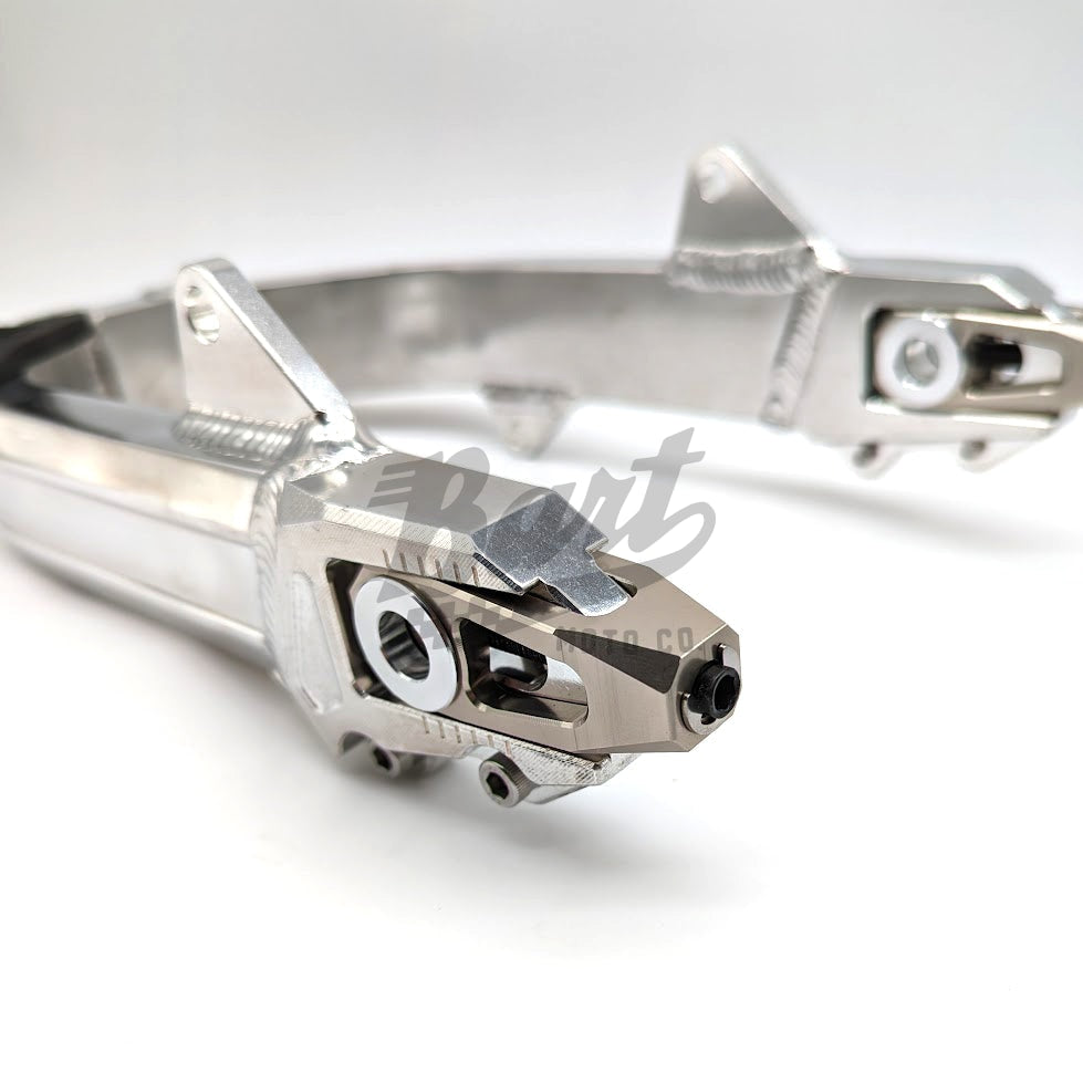 CT70 Heavy Duty Kepspeed Racing +2" Extended Swingarm (Polished)