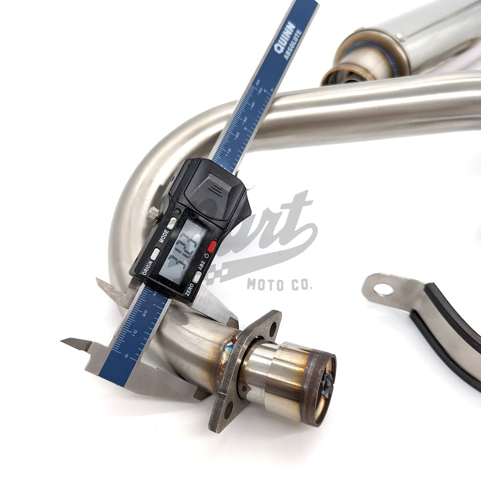 CT70 Stainless High Exhaust