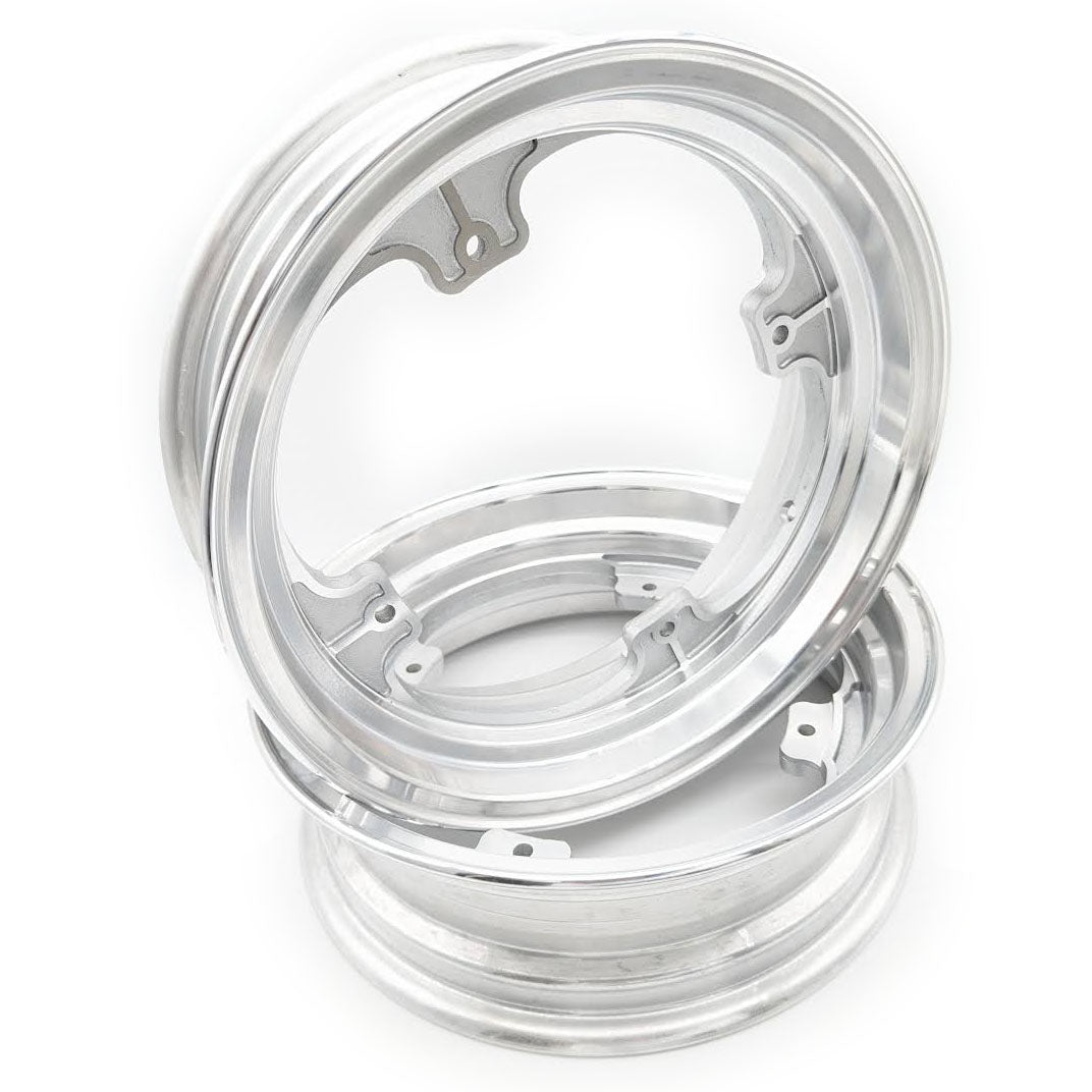 Set of 2 - CT70 12" X 3.5" 1 Piece Rim (Silver)