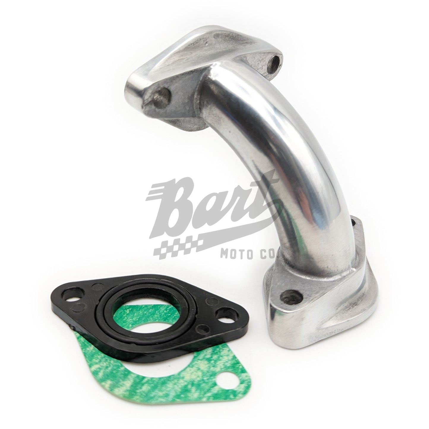 Reproduction CT70 45MM Motor to 48MM Flange Carburetor Intake Manifold (70cc) (Polished)