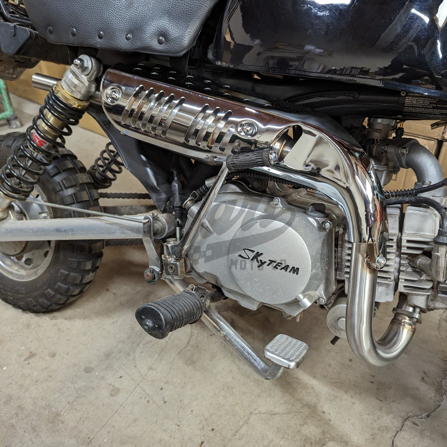 Z50 K3-78 / Icebear Leo Stainless Steel Chrome Exhaust