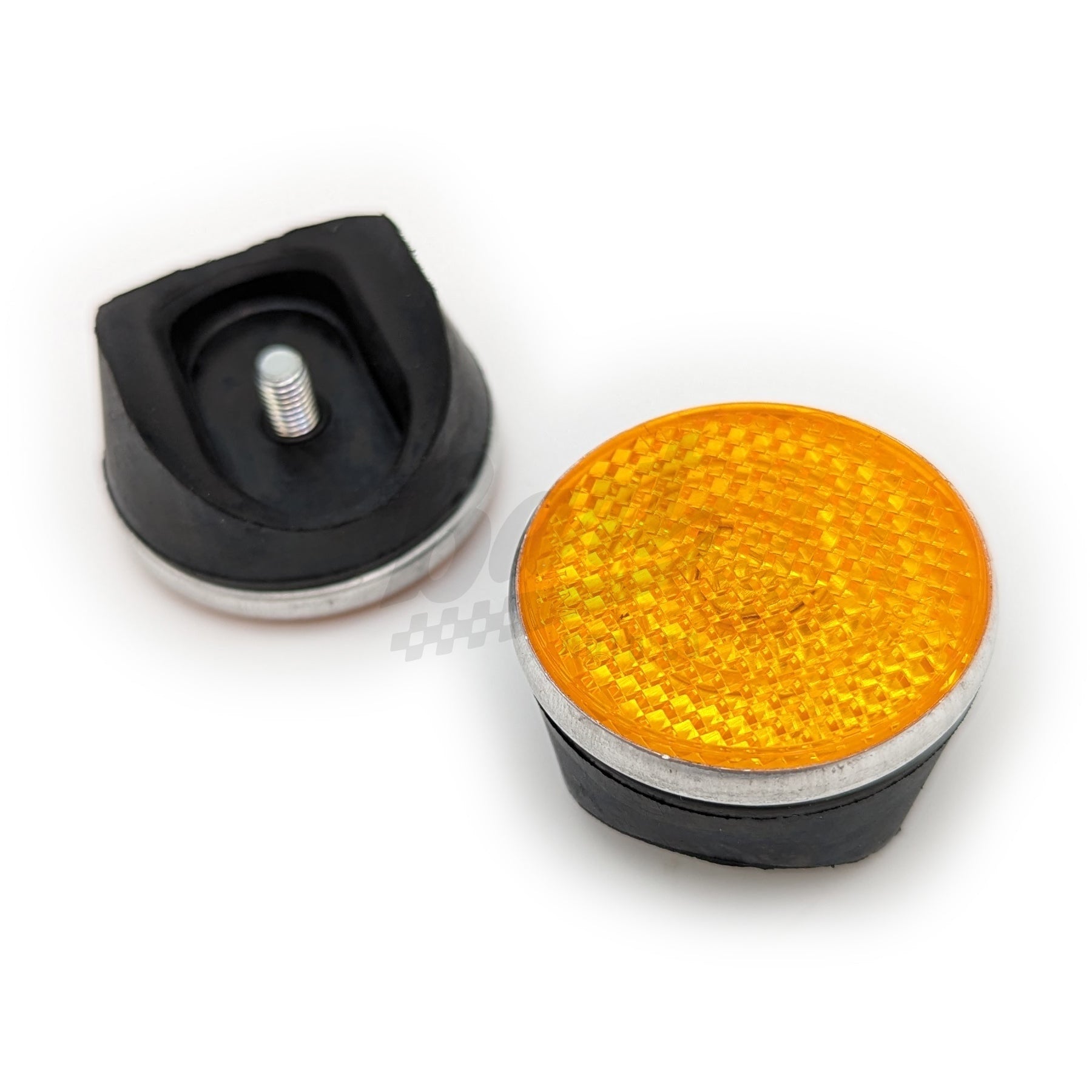 Genuine Honda Amber Reflector Black Base Safety 6X1.0MM Genuine Honda Amber Reflector Black Base Safety 6X1.0MM