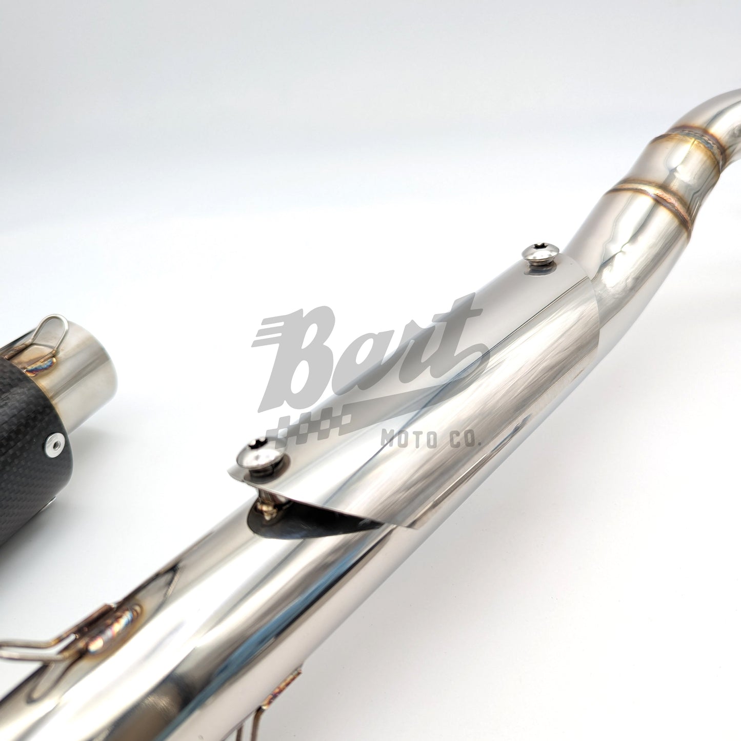 CT70 Stainless High Carbon Fiber Exhaust
