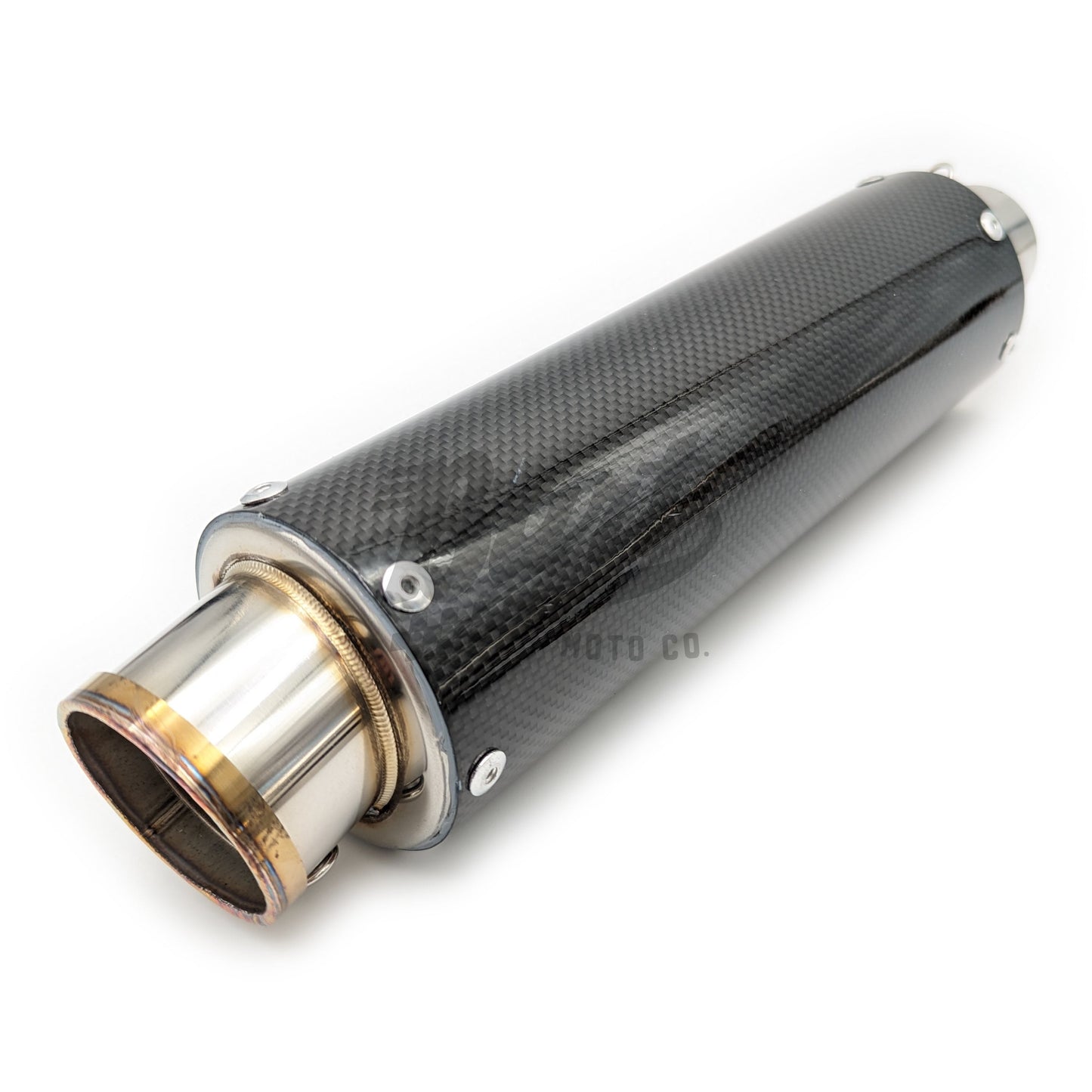 CT70 Stainless High Carbon Fiber Exhaust