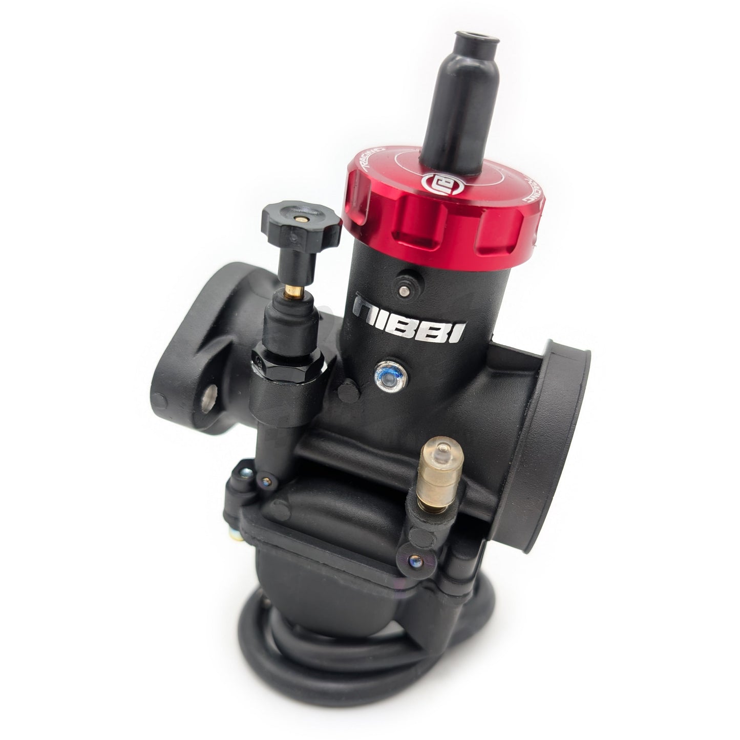 Nibbi PE26FL Flanged 26mm Carburetor (Black & Red)
