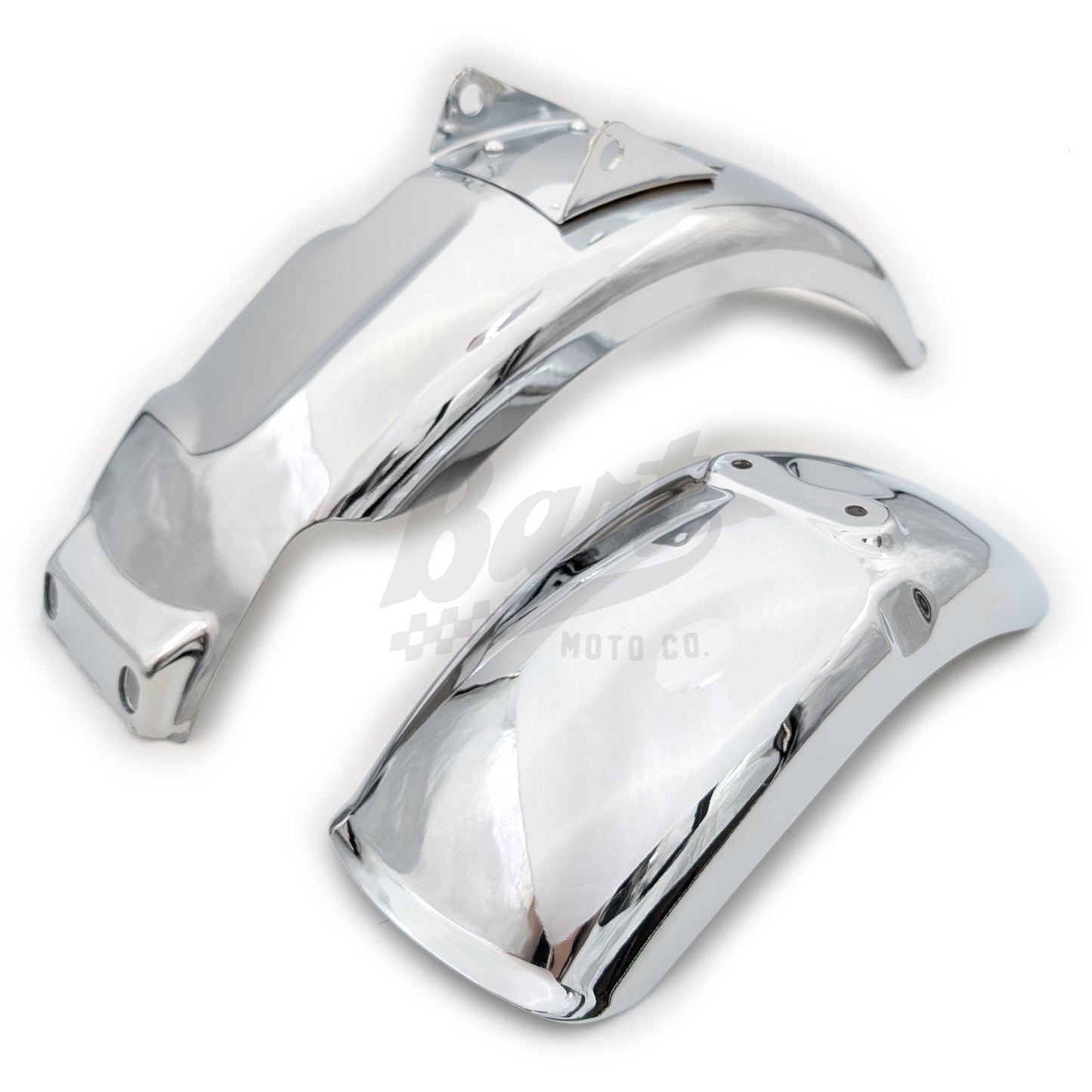 Reproduction Z50 K3-78 Front and Rear Chrome Fenders Set (1972-1978)