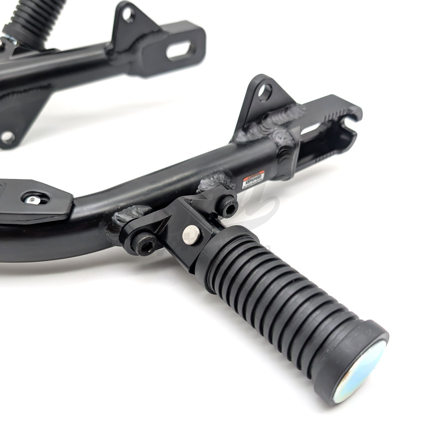 Bolt-On Buddy Pegs for Compatible Kepspeed Racing Swingarms (Black)