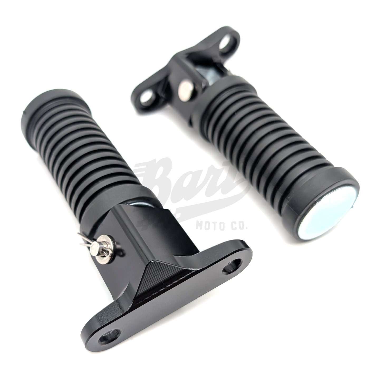 Bolt-On Buddy Pegs for Compatible Kepspeed Racing Swingarms (Black)