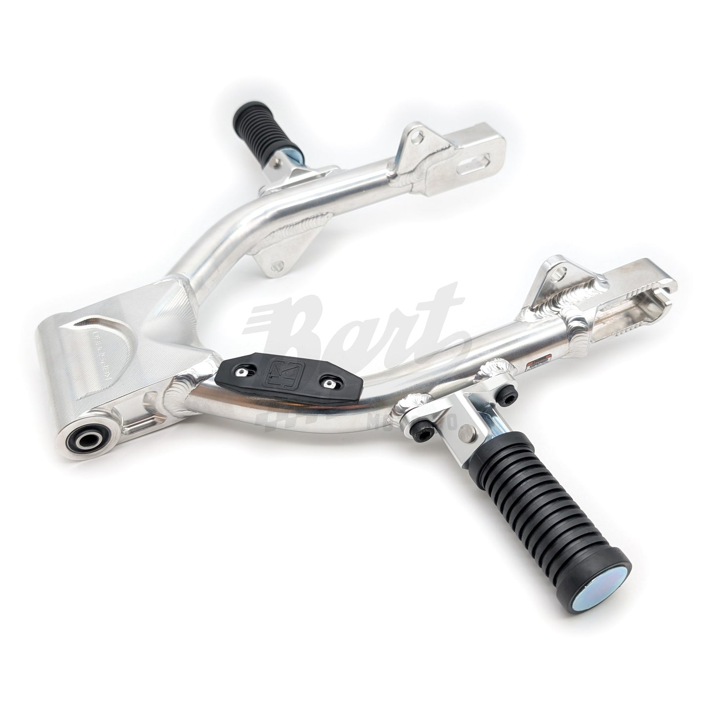 Bolt-On Buddy Pegs for Compatible Kepspeed Racing Swingarms (Silver)