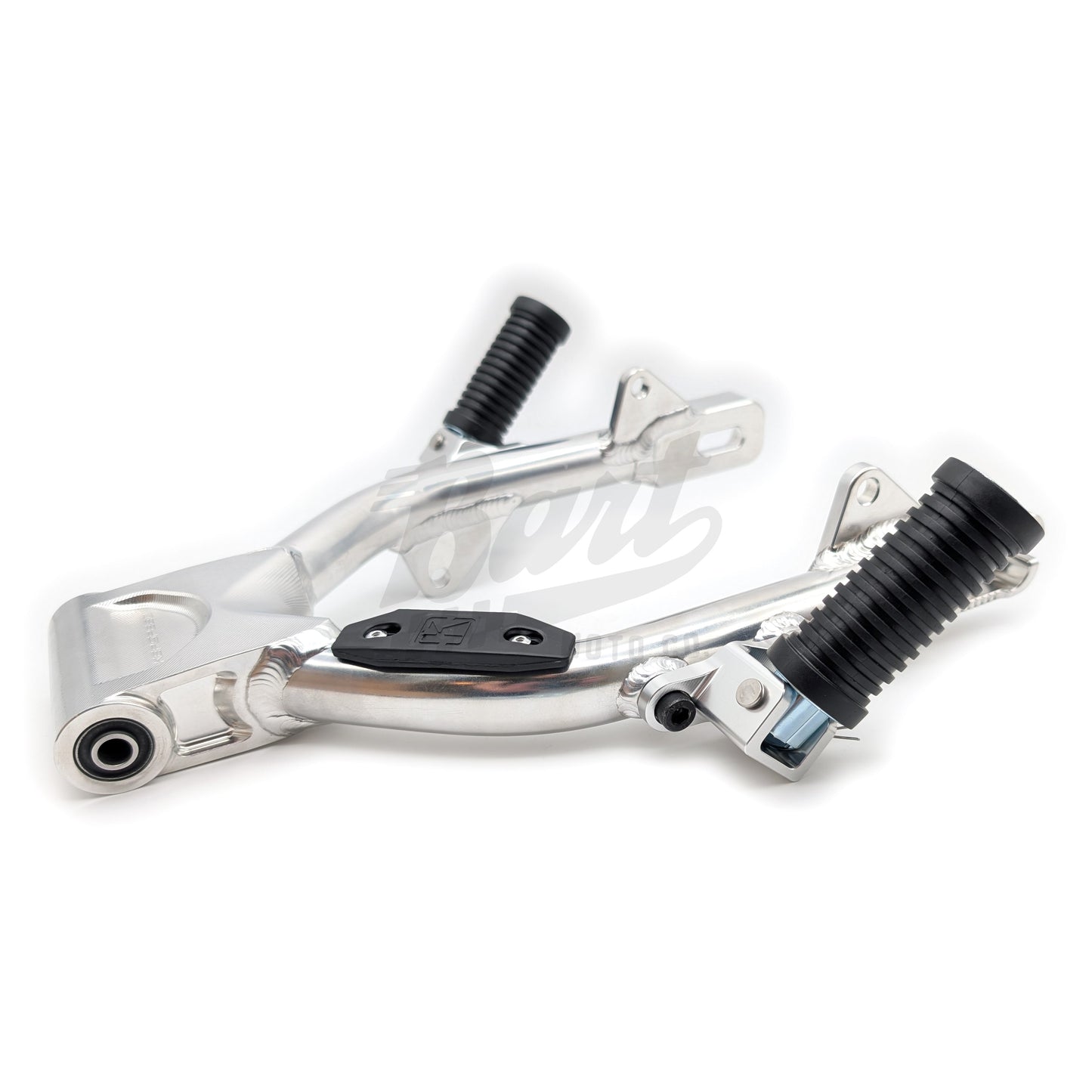 Bolt-On Buddy Pegs for Compatible Kepspeed Racing Swingarms (Silver)