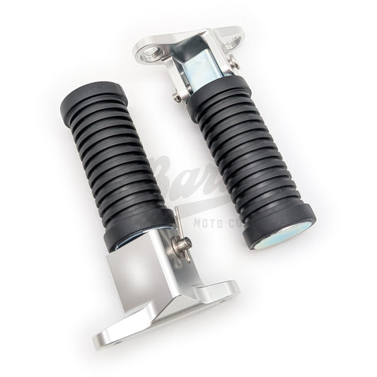 Bolt-On Buddy Pegs for Compatible Kepspeed Racing Swingarms (Silver)