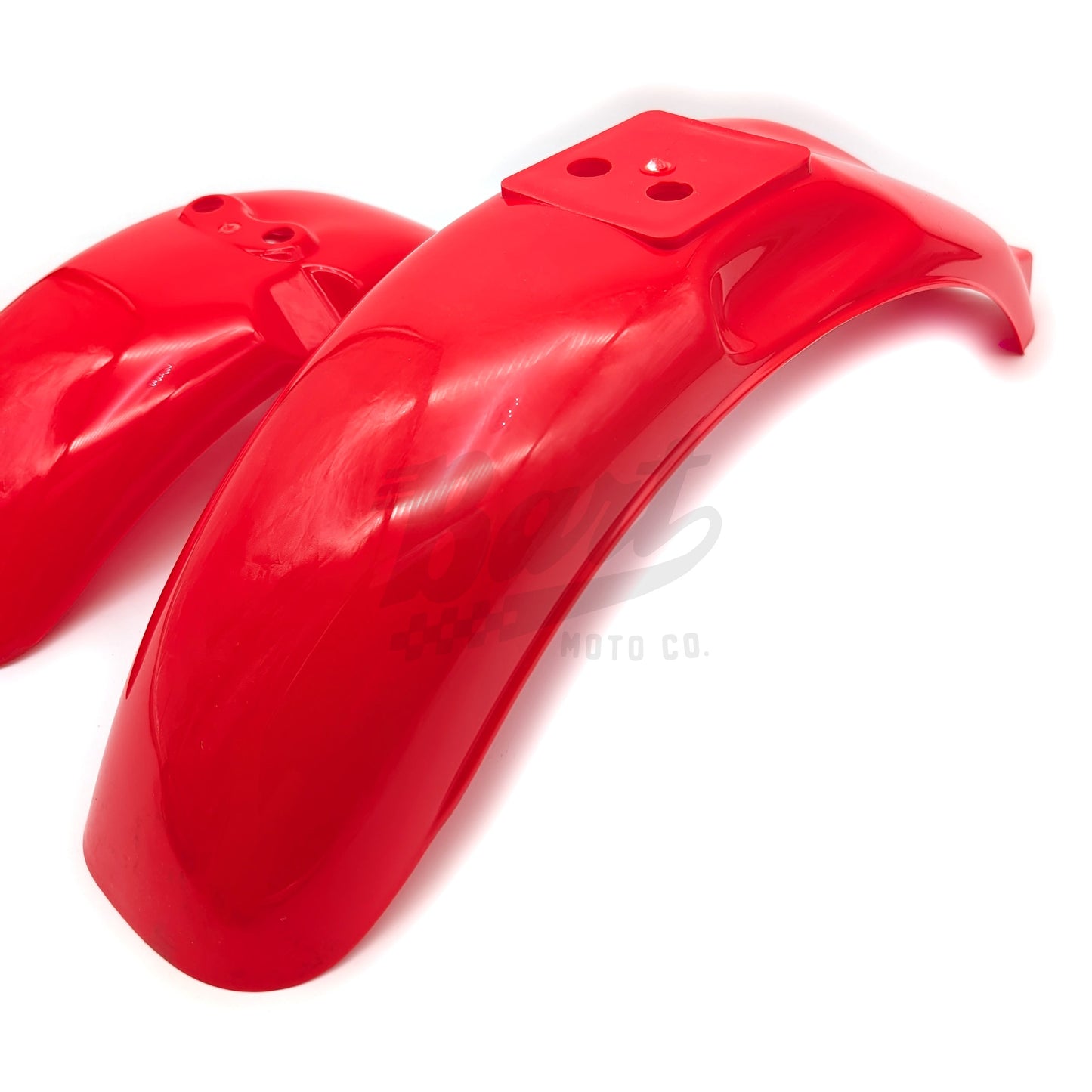 Z50R 79-87 Tahitian Red Front & Rear Fenders Set (Flexible Plastic)