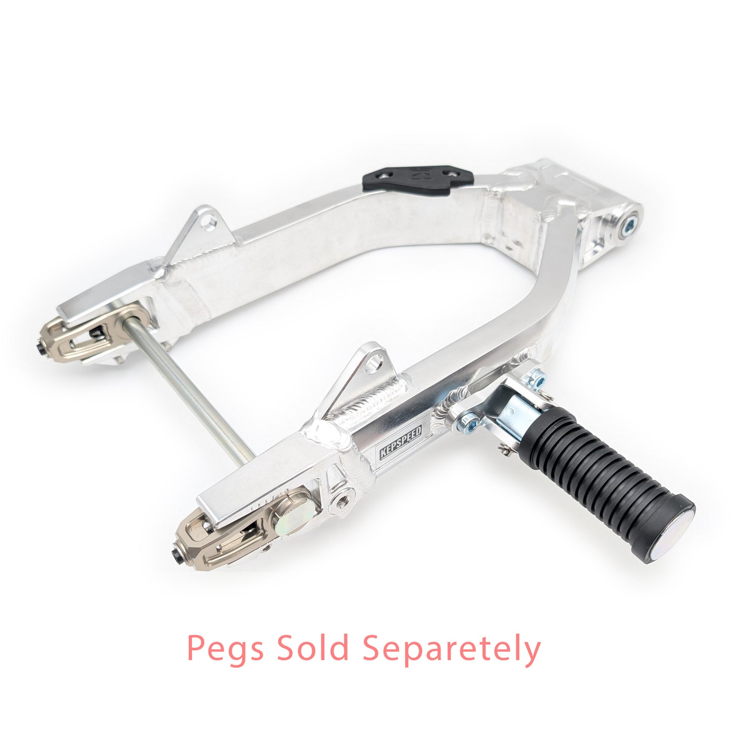 CT70 Heavy Duty Kepspeed Racing +2" Extended Swingarm with Peg Mounts (Aluminum)