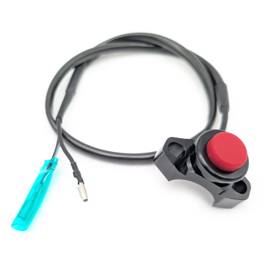 7/8" Lever Clamp Mount CNC Waterproof Starter or Kill Switch Button