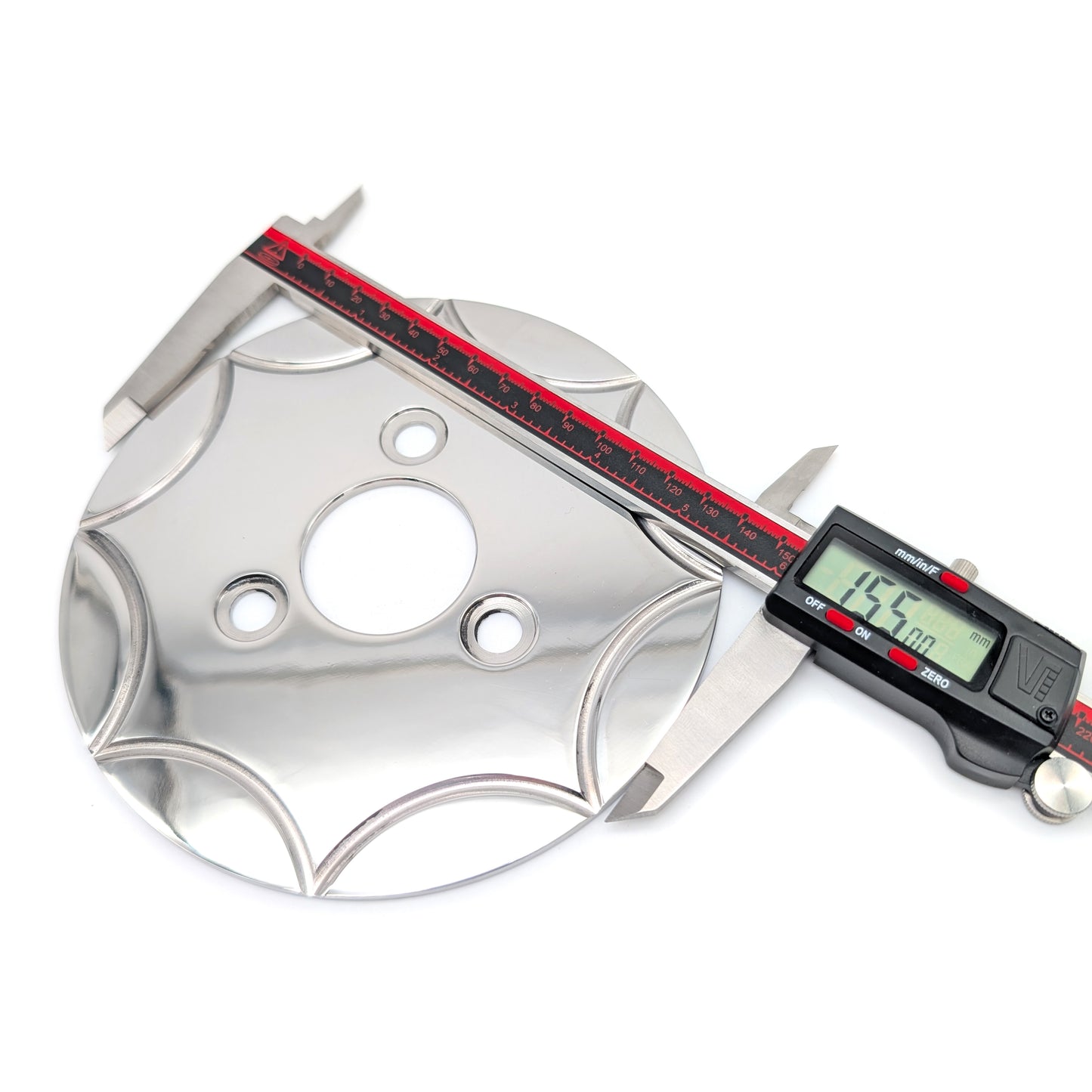 155mm Mirror-Polished Vintage Disc Brake Rotor