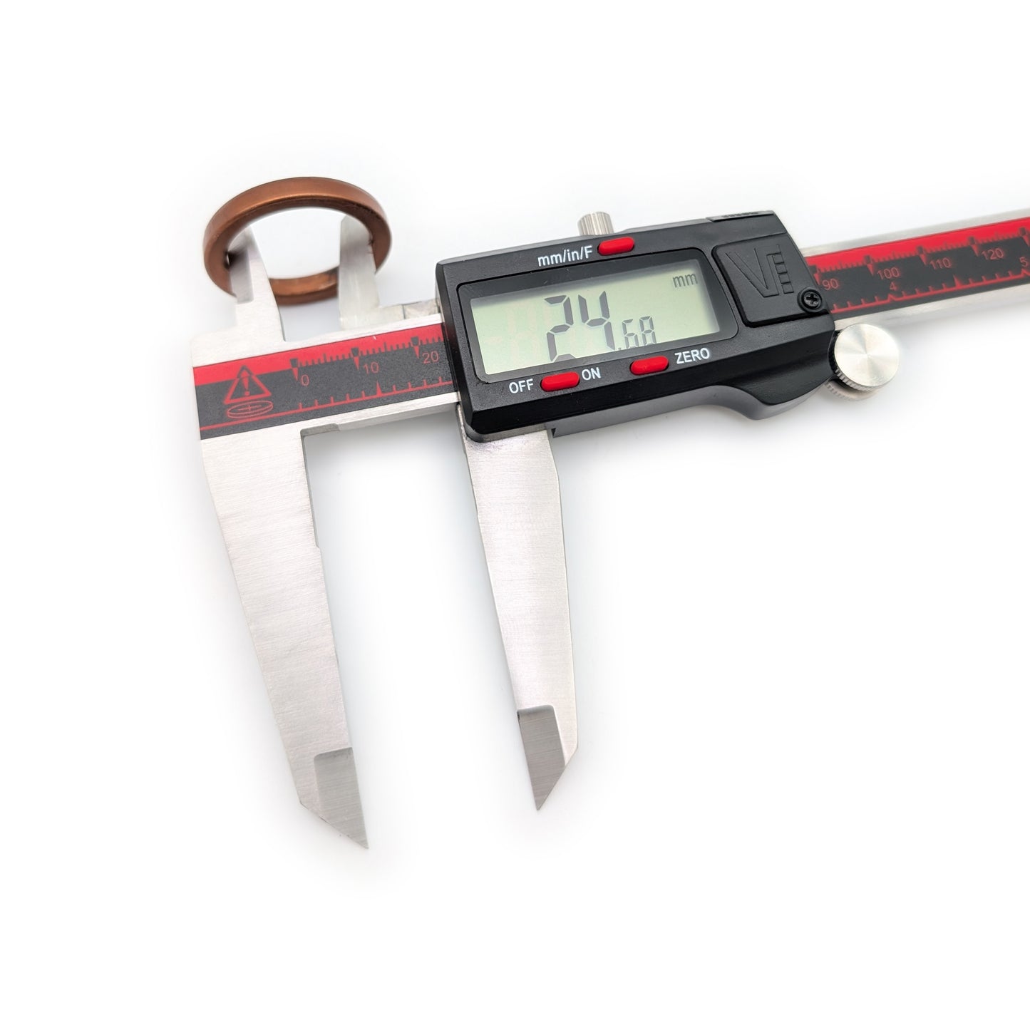 Copper Exhaust Gasket 33 x 24 - Standard for CT70 Z50 125cc YX140 ZS190 ZS212