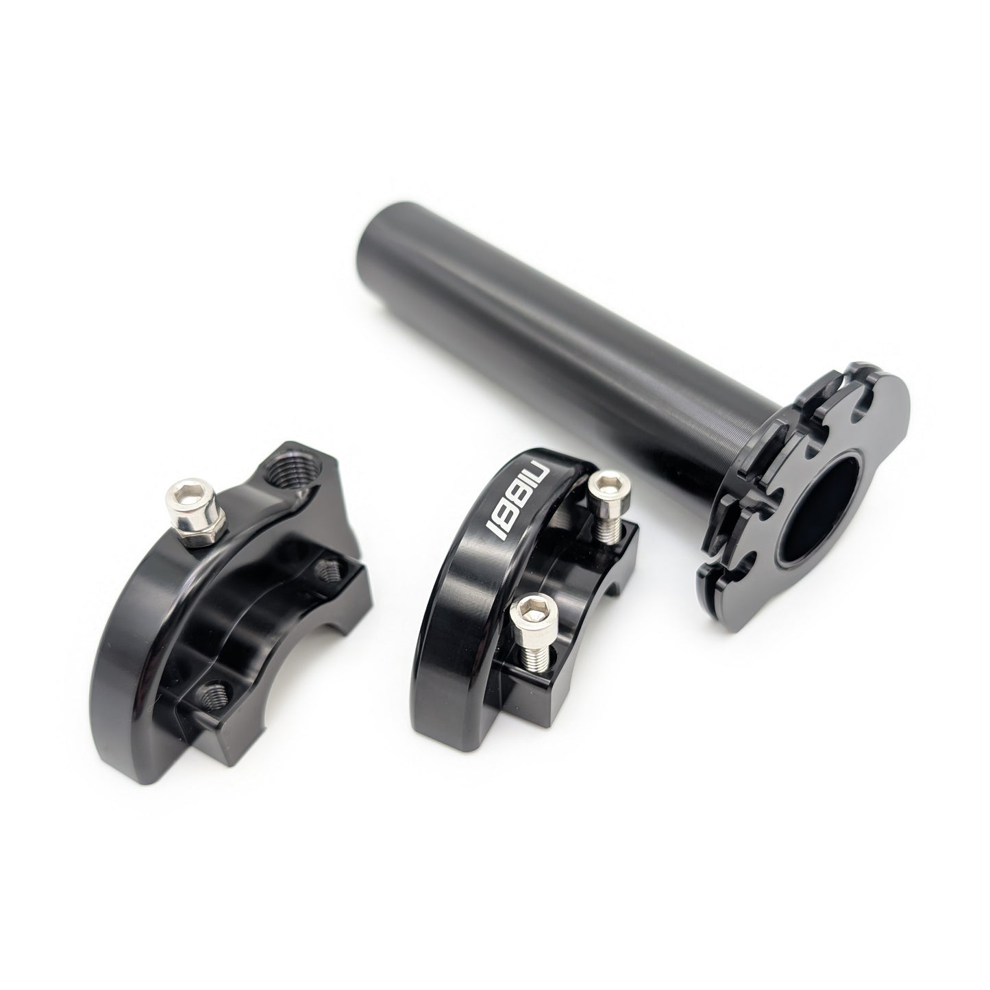 Nibbi Slim CNC Throttle and Cable (Black)