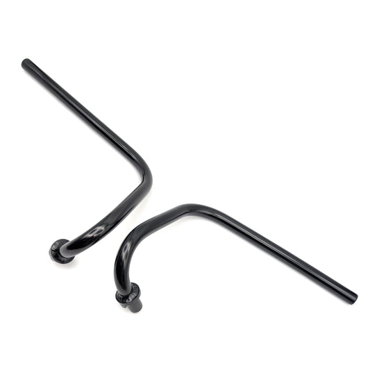 K0-Style Perchless Wide-Ride Alloy Fold-Down Handlebars for CT70 & Z50 (Black) (Bars Only)