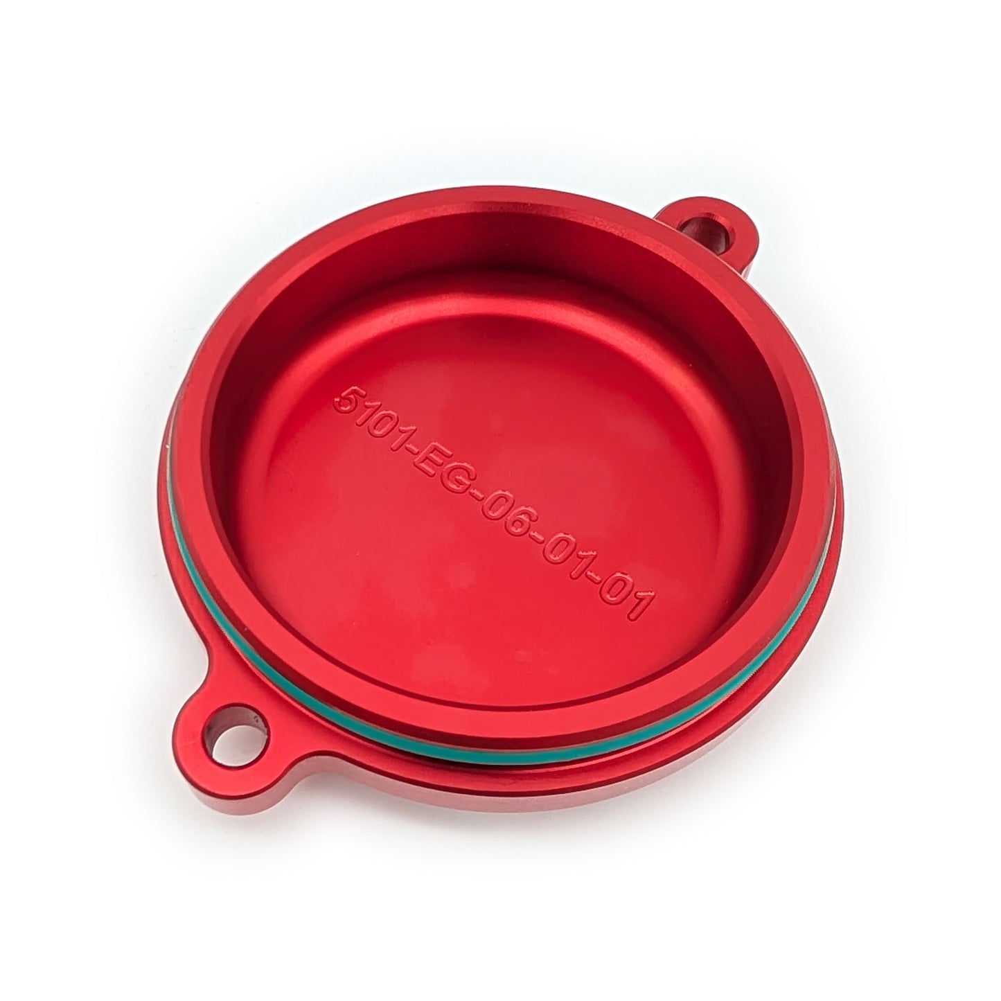 Honda Trail 125 (CT125) CNC Billet Aluminum Engine Head Side Cover (Red)