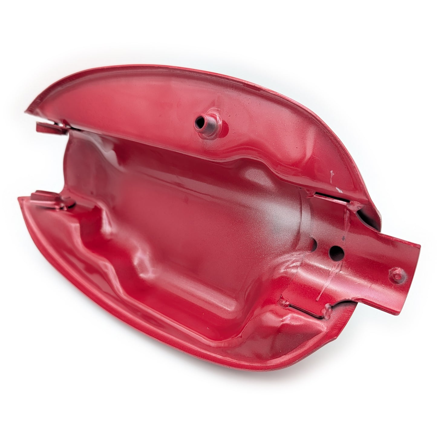 Reproduction Z50 K0-K1 1968-1970 Gas Fuel Tank Full Kit (Silver / Red)