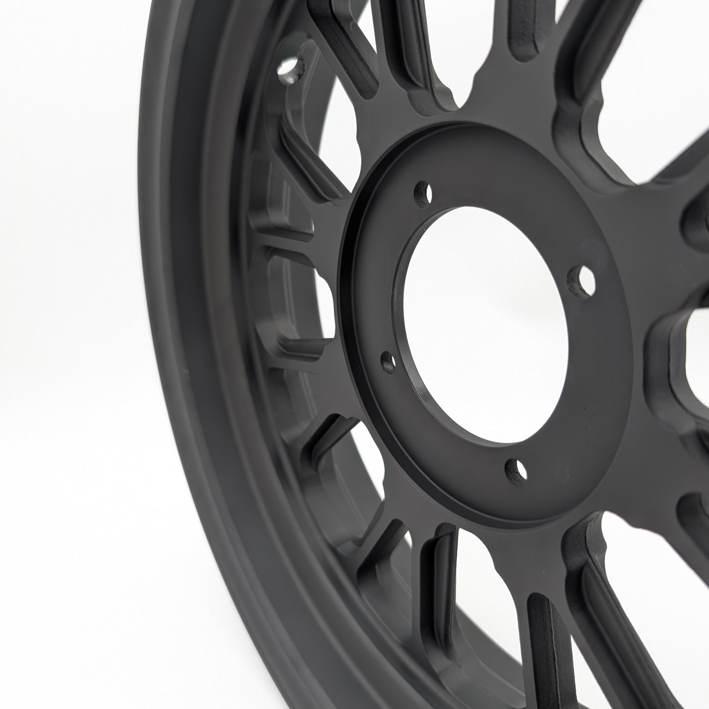 Single Wheel - Z-Type 2.75" 16 Spoke 1 Piece Rim (Flat Black)