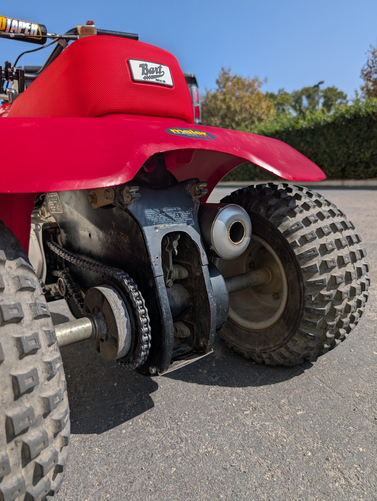 ATC70 / TRX70 Stainless Steel Up Exhaust