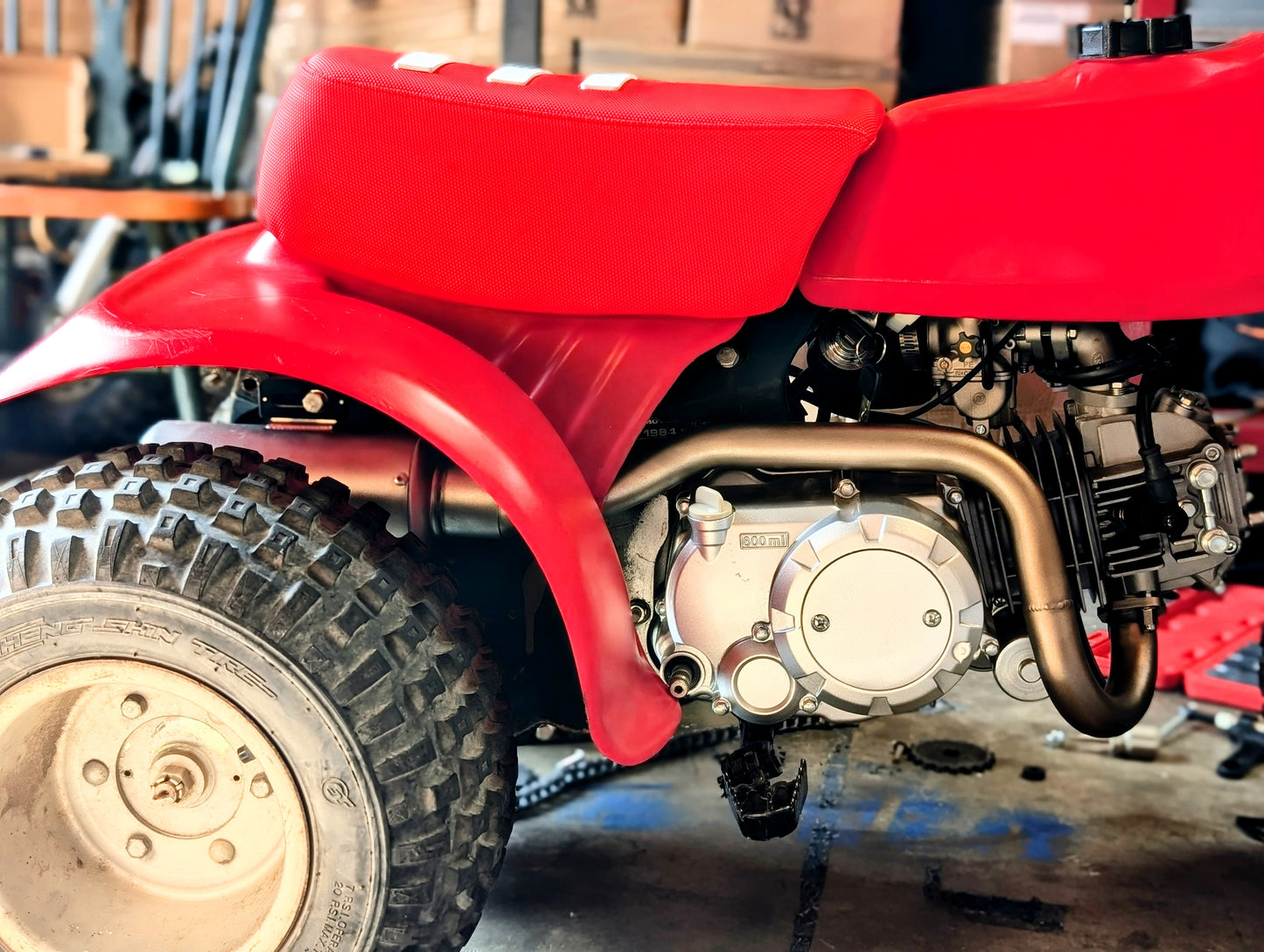 ATC70 / TRX70 Stainless Steel Up Exhaust