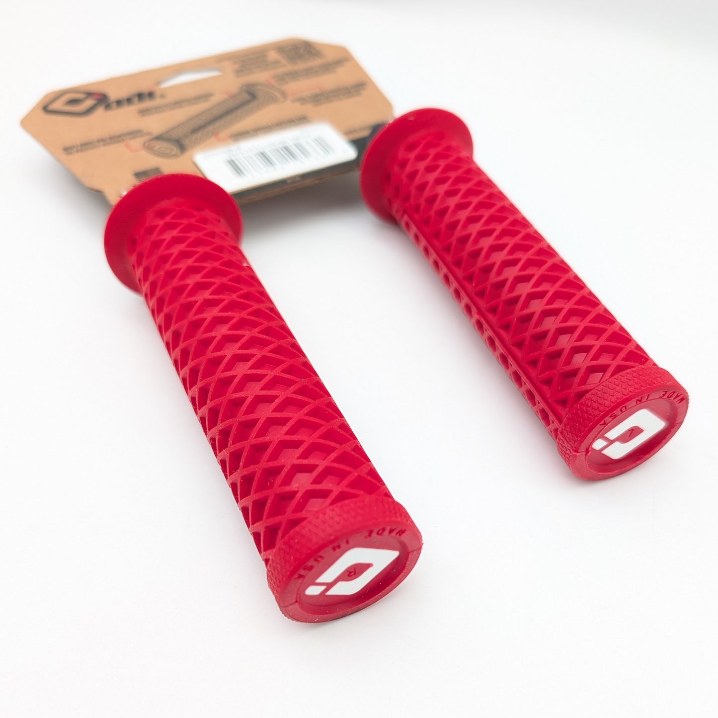 ATC / ATV Grips - 7/8" Vans Waffle Lock-In (Red)