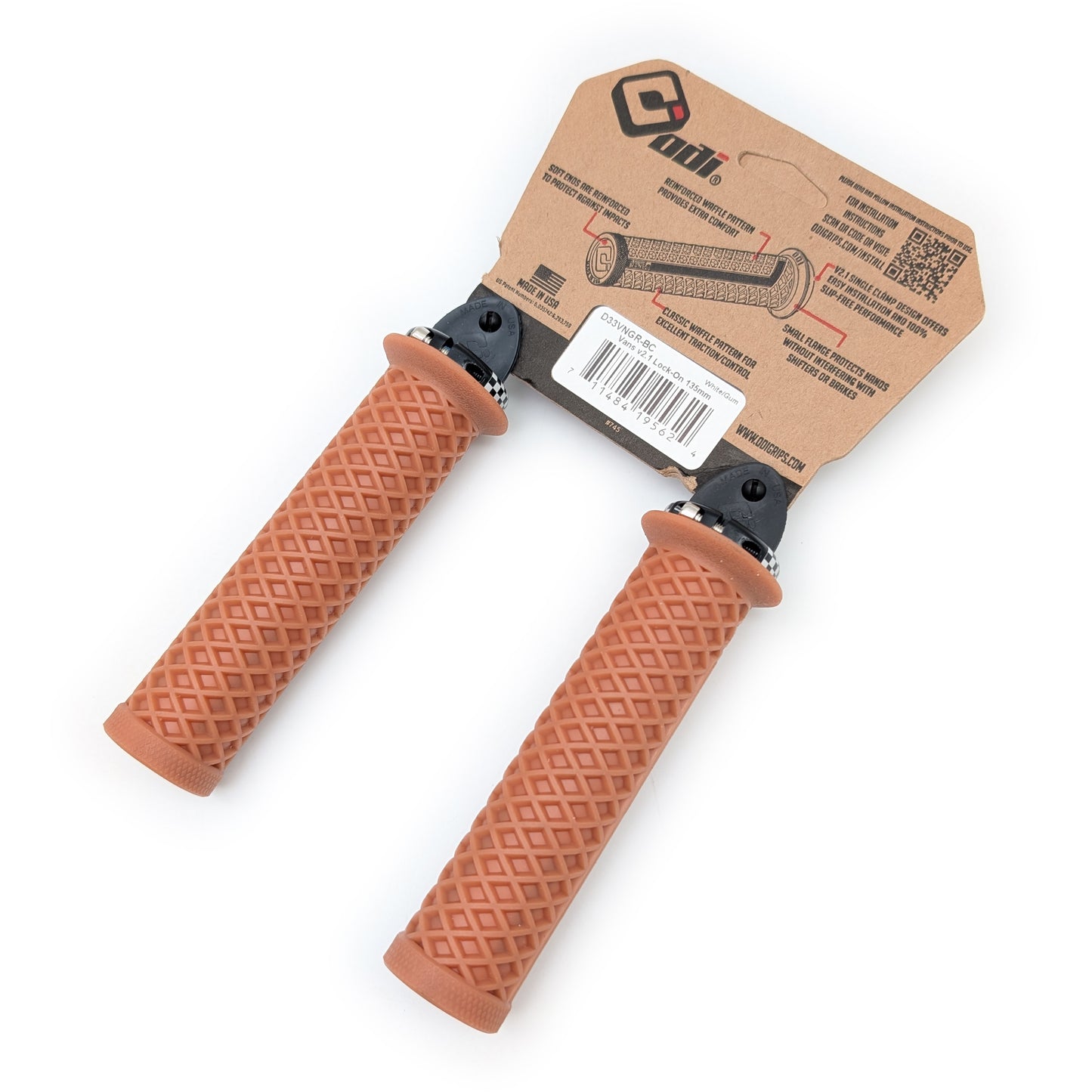 ATC / ATV Grips - 7/8" Vans Waffle Lock-In (Gum Sole)