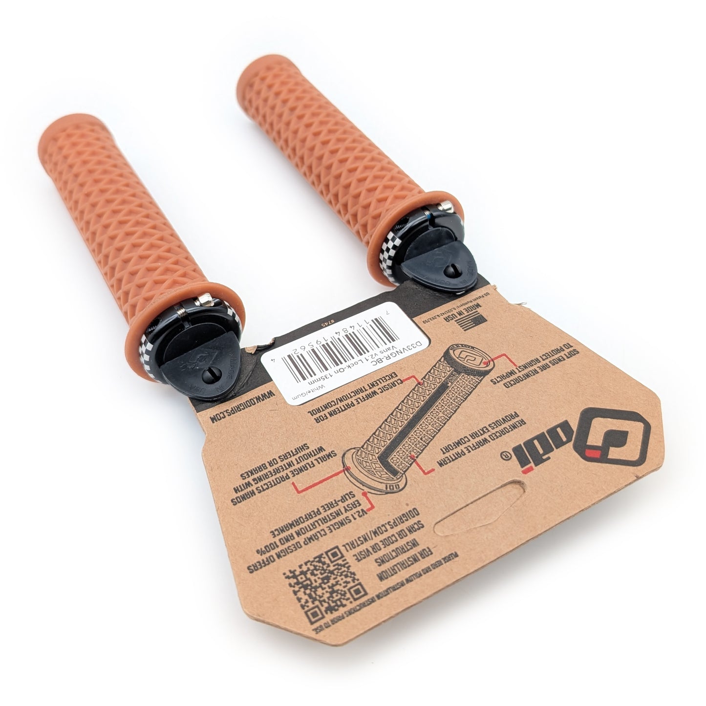 ATC / ATV Grips - 7/8" Vans Waffle Lock-In (Gum Sole)