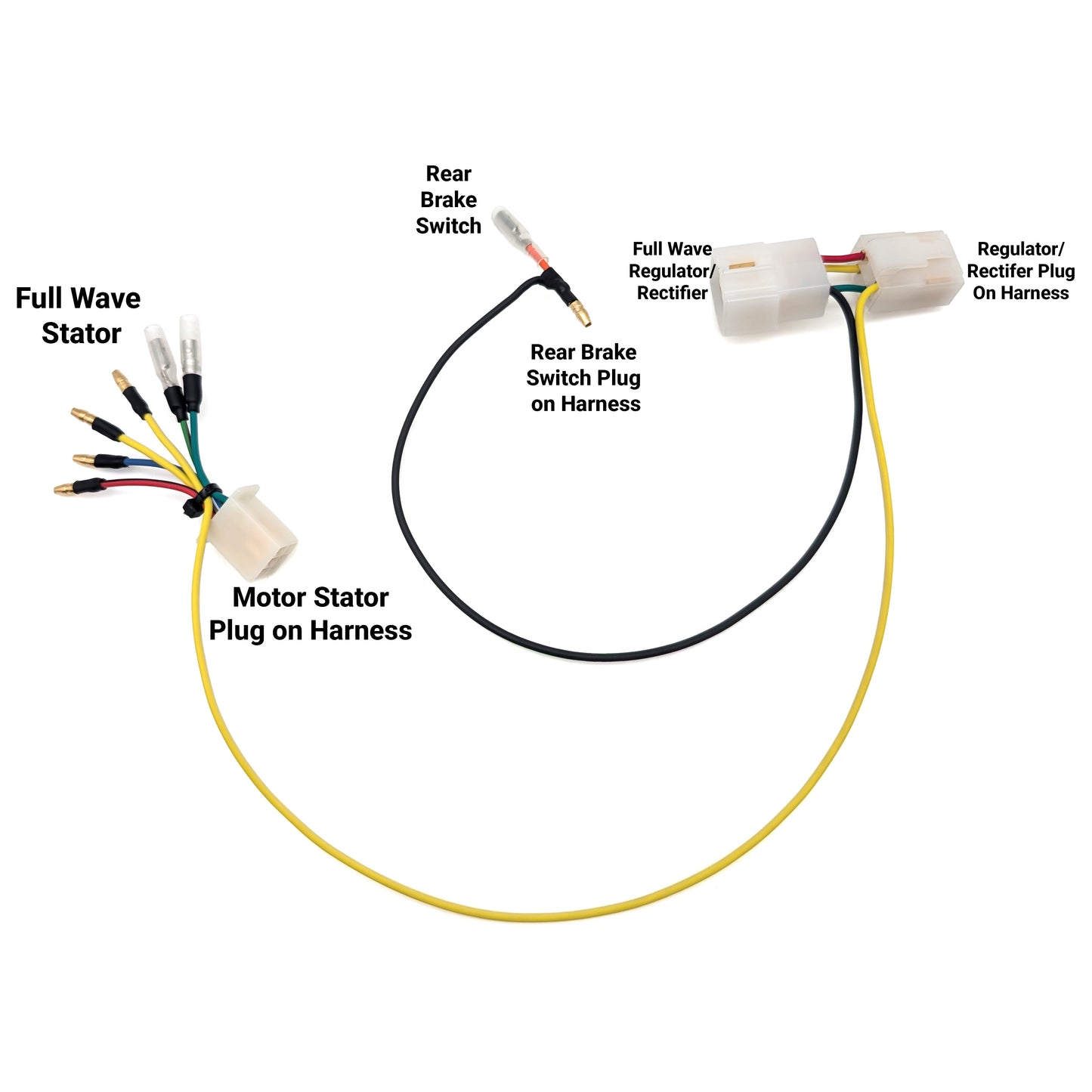 Ice Bear Champion / Leo Full Wave Wiring Adapter (Motor Swap or Stator Upgrade)