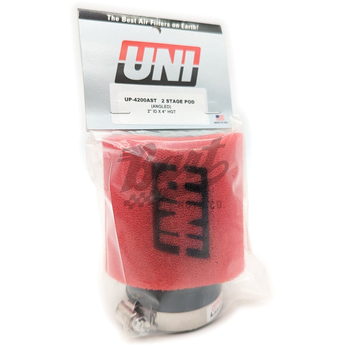 UNI 50mm Angled 2 Stage Air Filter