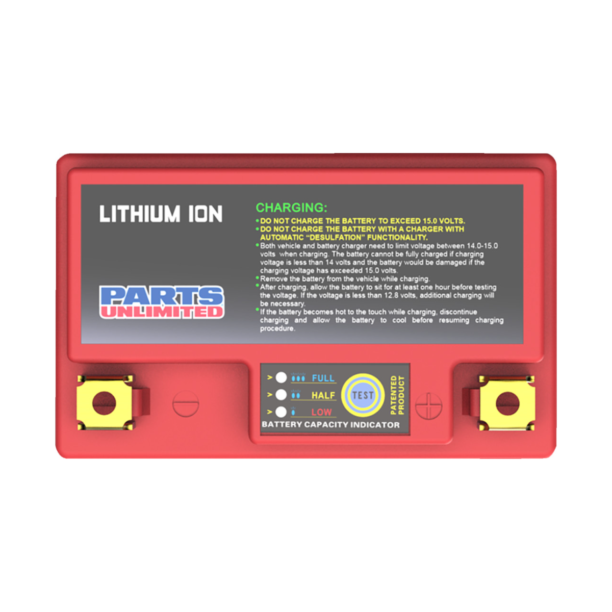 12V 24WH Parts Unlimited Lithium Battery (CT70 12V Battery Trays +)