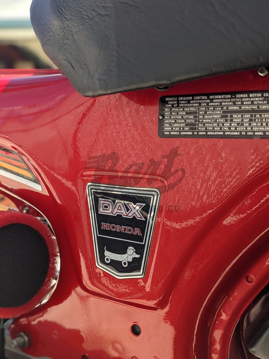 CT70 Dax Side Emblem Decal (Set of 2)