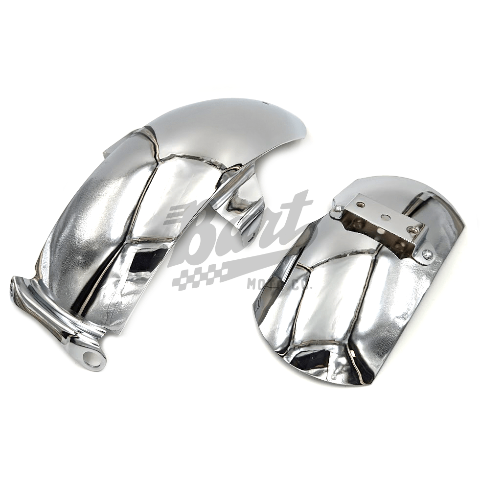 Reproduction Z50 K0 K1 Front and Rear Chrome Fenders Set – Bart Reproduction Z50 K0 K1 Front and Rear Chrome Fenders Set – Bart