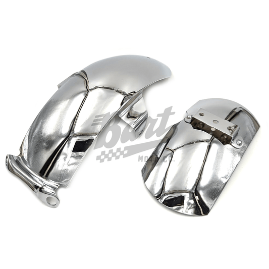 Reproduction Z50 K0 K1 Front and Rear Chrome Fenders Set