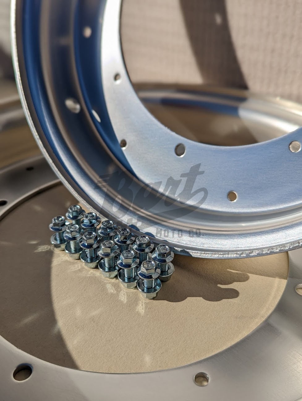 CT70 12" X 3.25" 2 Piece Rim (2 Wheel Set)